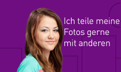 Ich teile meine Fotos gerne mit anderen