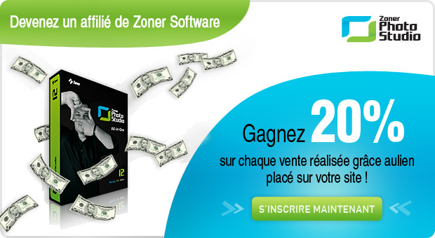 Devenez un affilié de Zoner Software