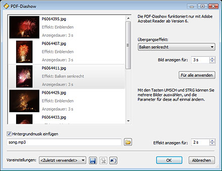 PDF slideshow