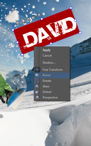Show context menu on right-click