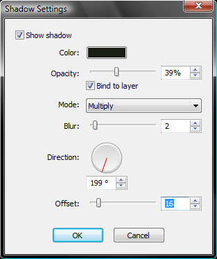 Shadow settings