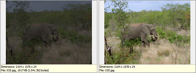 Improving Exposure with Histogram Levels