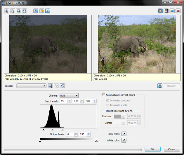 Stretching the Histogram