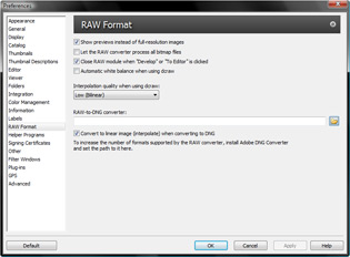 window: Preferences