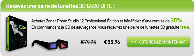 Recevez une paire de lunettes 3D GRATUITE ! 