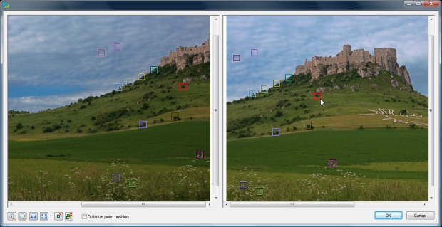 Optimize point position