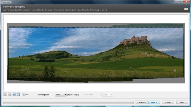 Panorama Cropping