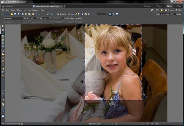 Cropping a picture to 3:4