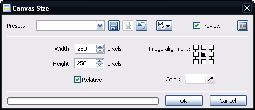 Canvas Size