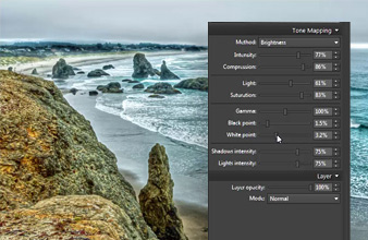 tone-mapping HDR