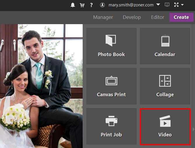 Select your photos